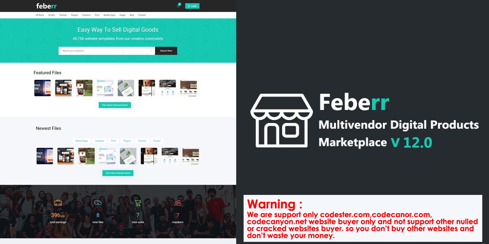 Feberr - Marketplace for digital products from different suppliers