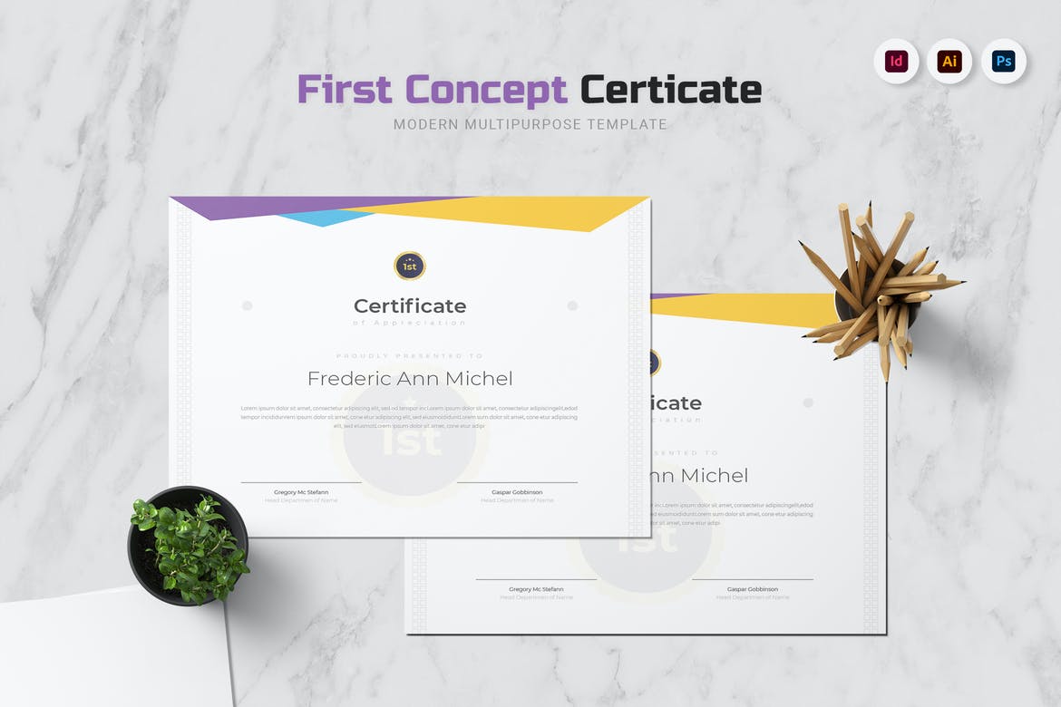 First Concept Certificate