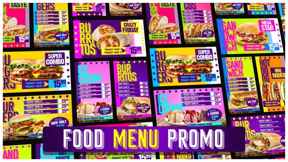 Food Menu Restaurant Promotion