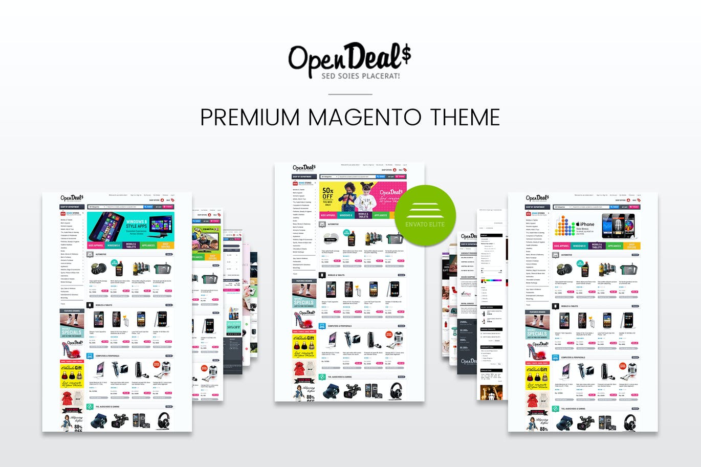 Gala OpenDeal Reponsive Magento Theme CE 1.9