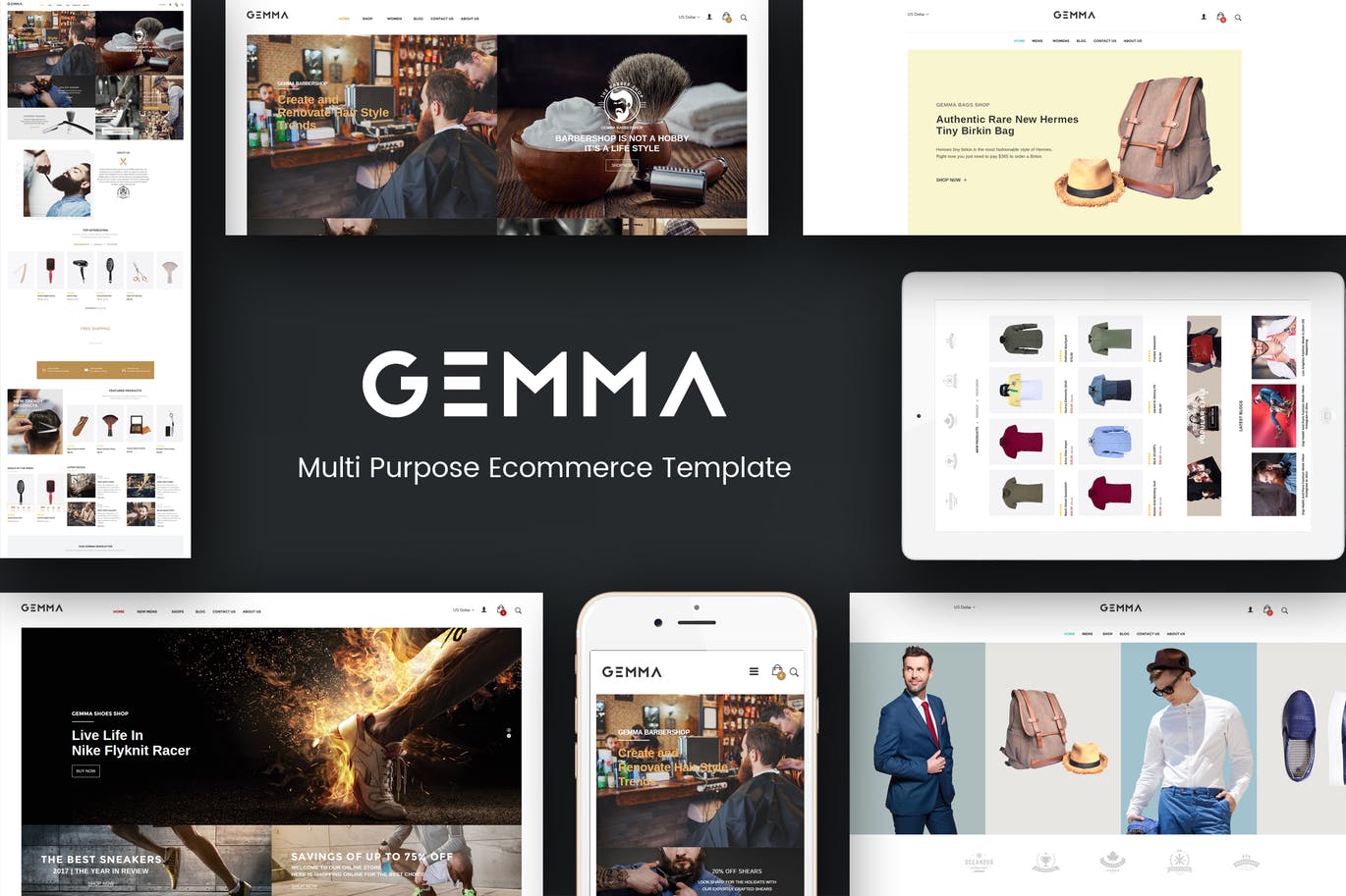 Gemma - Multistore Responsive Magento Theme