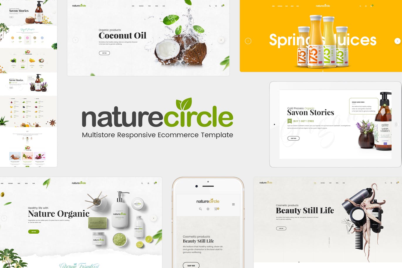 NatureCircle - Organic Responsive Magento Theme