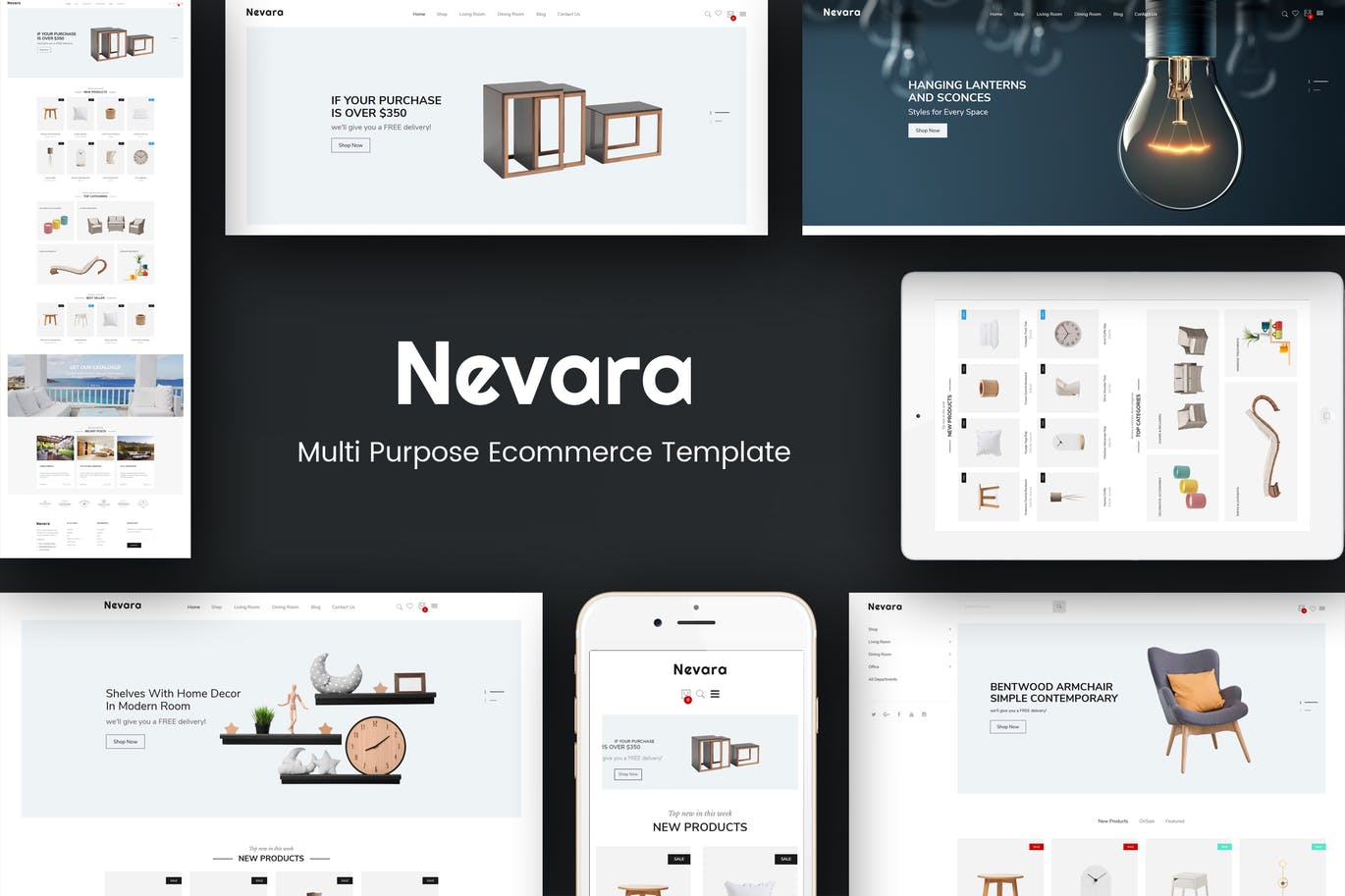 Nevara - Furniture & Interior Magento 2 Theme