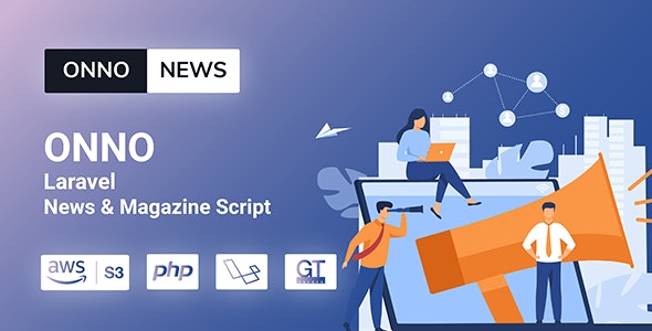 ONNO - Laravel News & Magazine Script