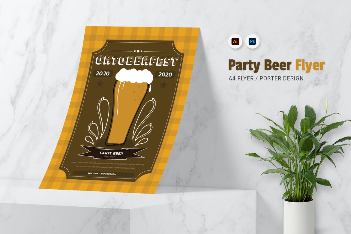 Party Beer Flyer