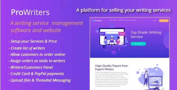 ProWriters - Sell writing services online