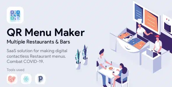QR Menu Maker - SaaS - Contactless restaurant menus