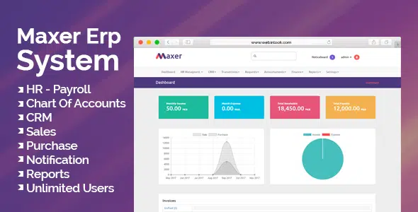 SalesERP v9.6 NULLED - ERP solution for business