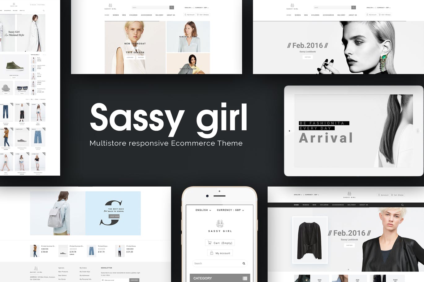 Sassy Girl - Women Online Shop Theme for Magento 2