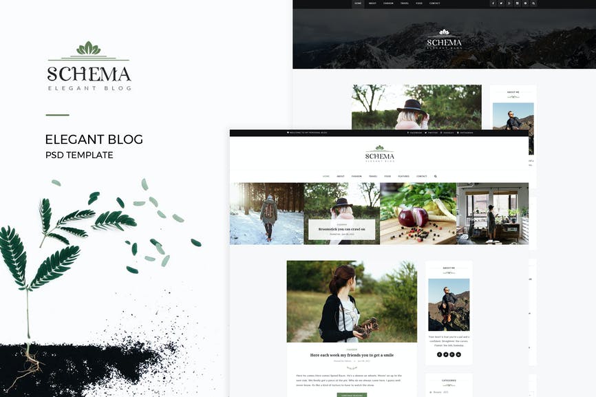 Schema - Elegant Blog Template