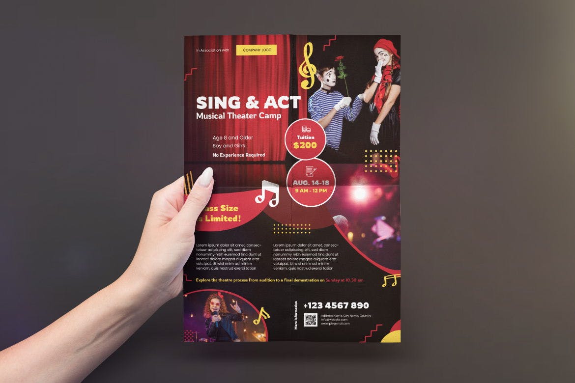 Sing Act Flyer Design