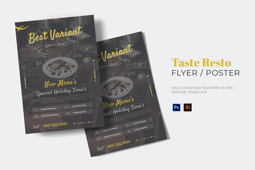 Taste Resto Flyer
