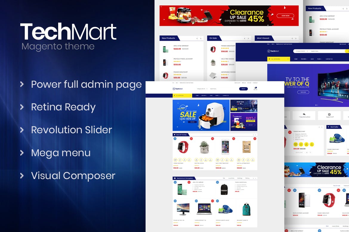 Techmart - Multi-Purpose Responsive Magento2 Theme
