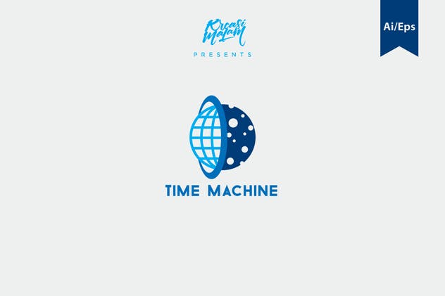Time Machine Logo Template