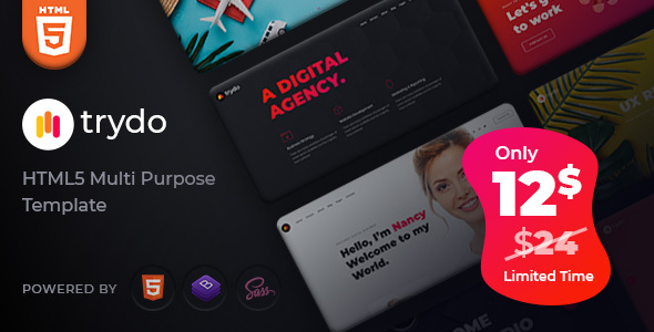 Trydo - Creative Agency & Portfolio WordPress Theme