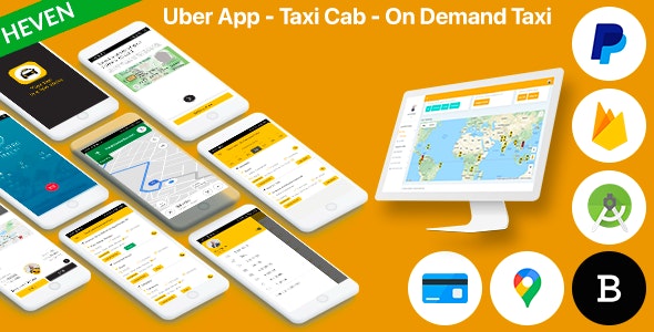 Uber App - Taxi Cab - On Demand Taxi