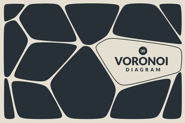 Voronoi Diagram Vector Backgrounds