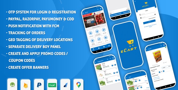 eCart - Android ecommerce app