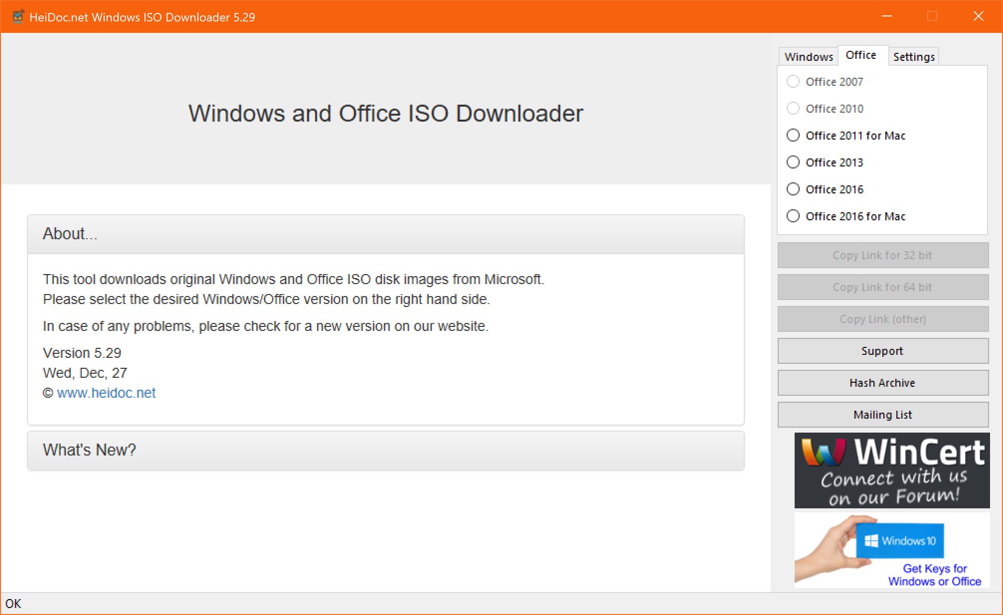 Microsoft Windows and Office ISO Downloader