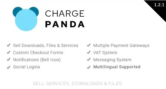 ChargePanda v1.2.2 - script for selling digital goods - services