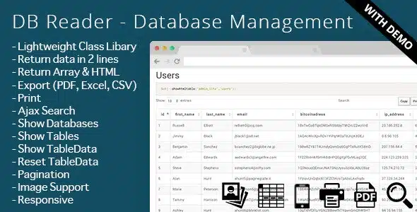 DB Reader - Database Management