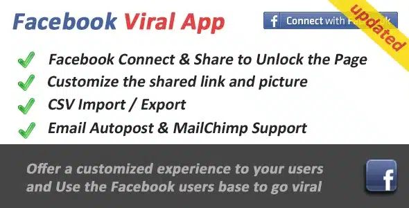 Facebook Viral and Marketing Social App