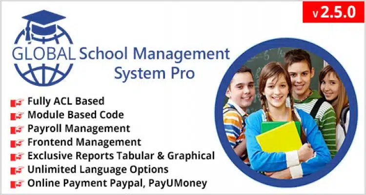 Global Single v5.5.0 NULLED - school management system