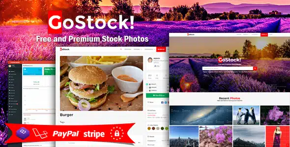 GoStock v3.9 - script for organizing a gallery of stock photos