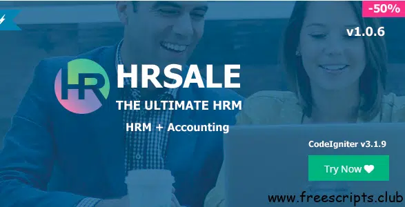 HRSALE v2.0.1 - script for personnel management HRM