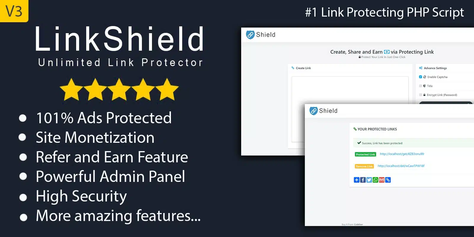 LinkShield - link protection script