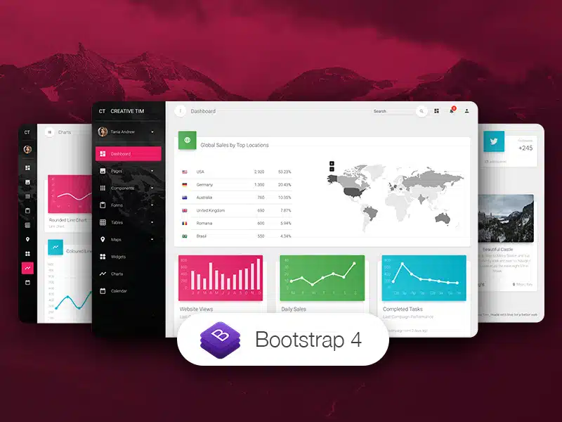 Material Dashboard Pro v2.1.2 - HTML Admin Panel Template