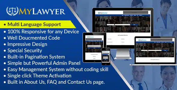 MyLawyer - Dynamic Lawyer Directory System Script