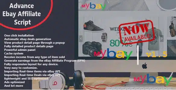 Mybay v1.5 - automated eBay affiliate script