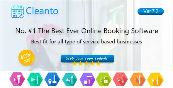 Online bookings management system for maid services and cleaning companies - Cleanto