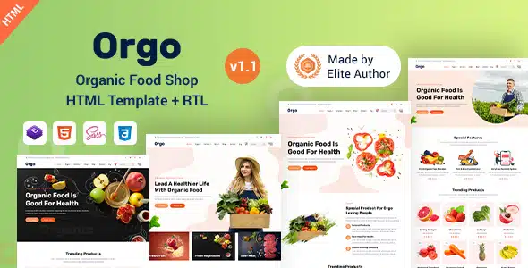 Orgo - Organic Food Shop HTML Template