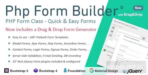 PHP Form Builder v4.5.0 NULLED - form constructor script