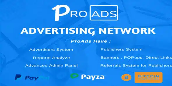 ProAds v2.6.0 - ad network script