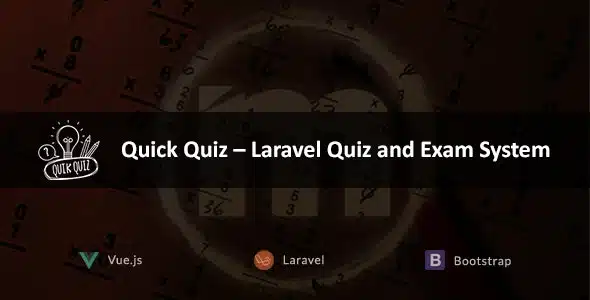 Quick Quiz – Laravel Quiz and Exam System