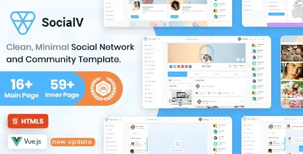 SocialV - Vue Js, HTML Social Network & Community Admin Template