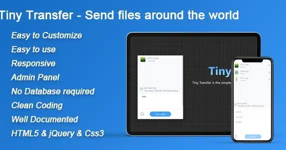 TinyTransfer 1.0.0 - file transfer script