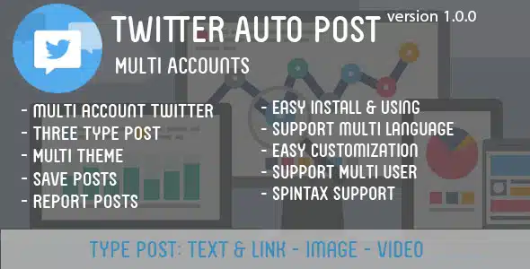 Twitter Auto Post Multi Accounts - Auto Post to Twitter