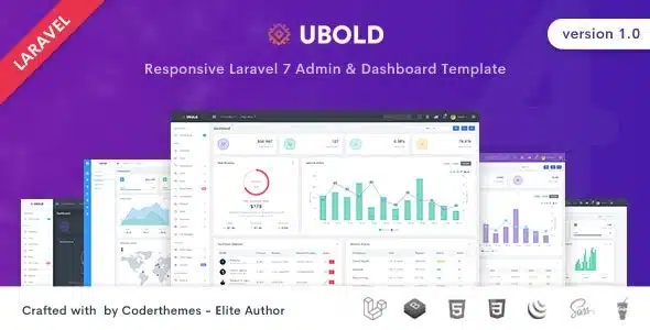 Ubold v1.0.0 - Laravel admin panel