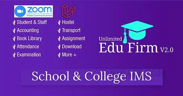 Unlimited Edu Firm 2.0 - School and College Management System