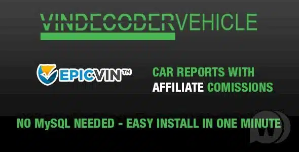 VIN Decoder Vehicle PRO - vehicle search script by VIN number