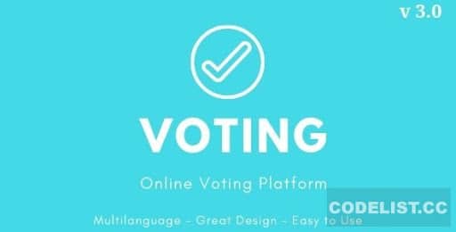 Voting v3.0 - online voting platform