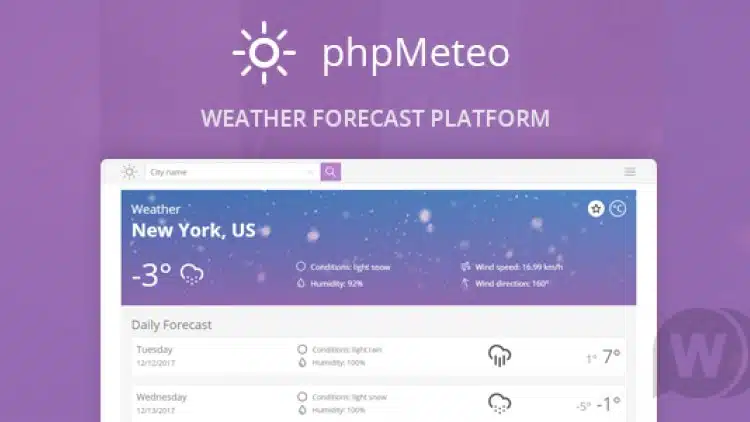 phpMeteo v2.0.0 - weather site script