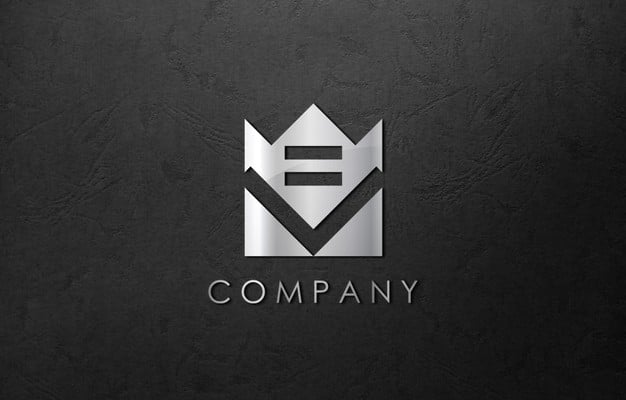 3d logo mockup business company Premium Psd
