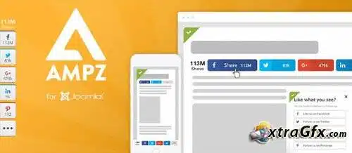 AMPZ Extended v3.6.8 - social buttons for Joomla
