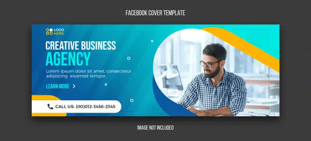 Agency modern facebook cover template Premium Psd