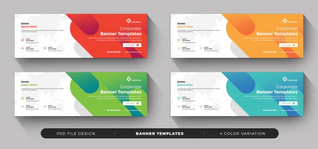 Business banner collection Premium Psd